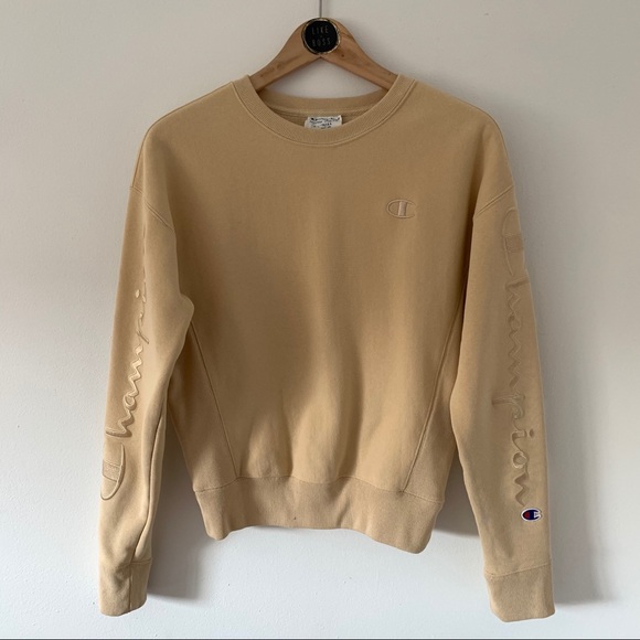 Champion Tops - Champion Reverse Wave Wheat Sweatshirt Sz XS